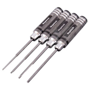 Mayatech 1.5/ 2.0/ 2.5/ 3.0mm White Steel Hex Screwdriver Tool Kit