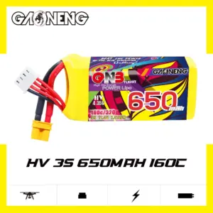 GAONENG GNB LiHV 650mAh 3S 11.4V 160C XT30 LiPo Battery